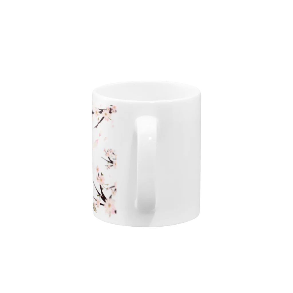 sakikouhaの桜と鬼さん。 Mug :handle