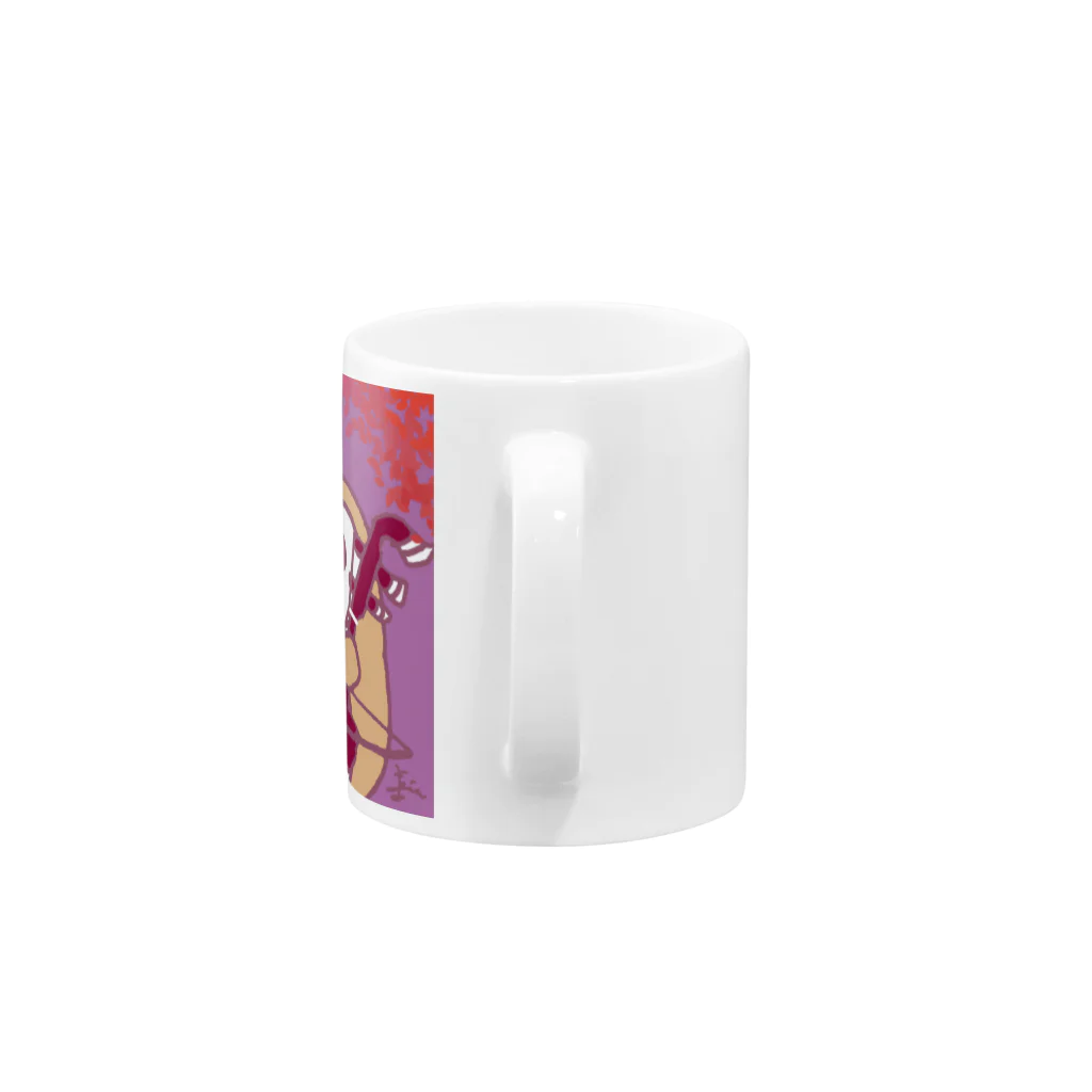 慈雨のにこふく（秋のすがた） Mug :handle