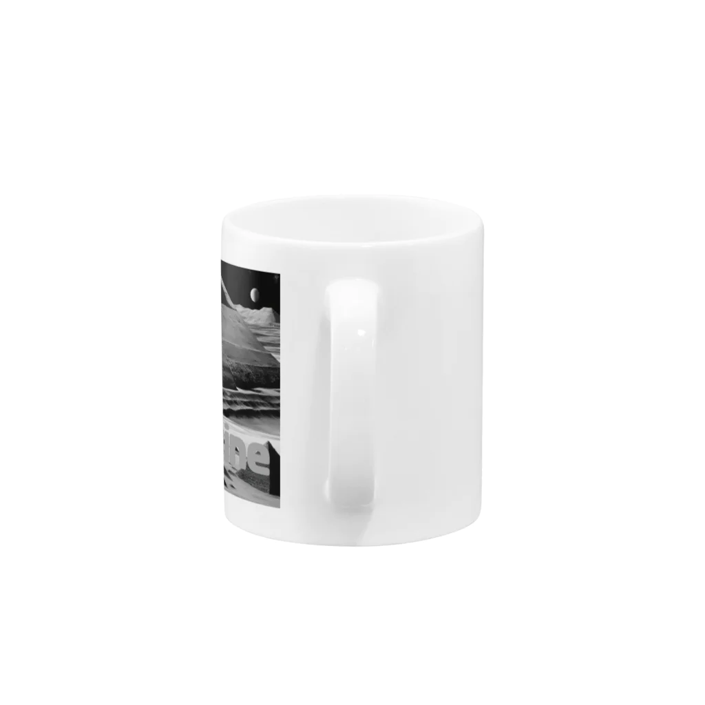 MOONのImagine moonシリーズ Mug :handle