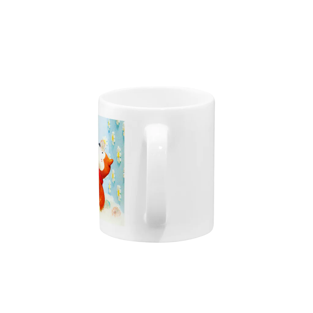 tint ribbonsの【ガオガオとコジロー】ガオコジのお部屋 Mug :handle