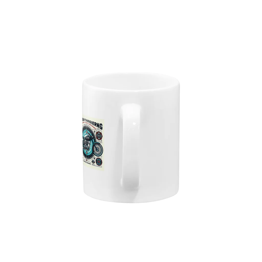 ライダーズのバイク愛好家 Mug :handle