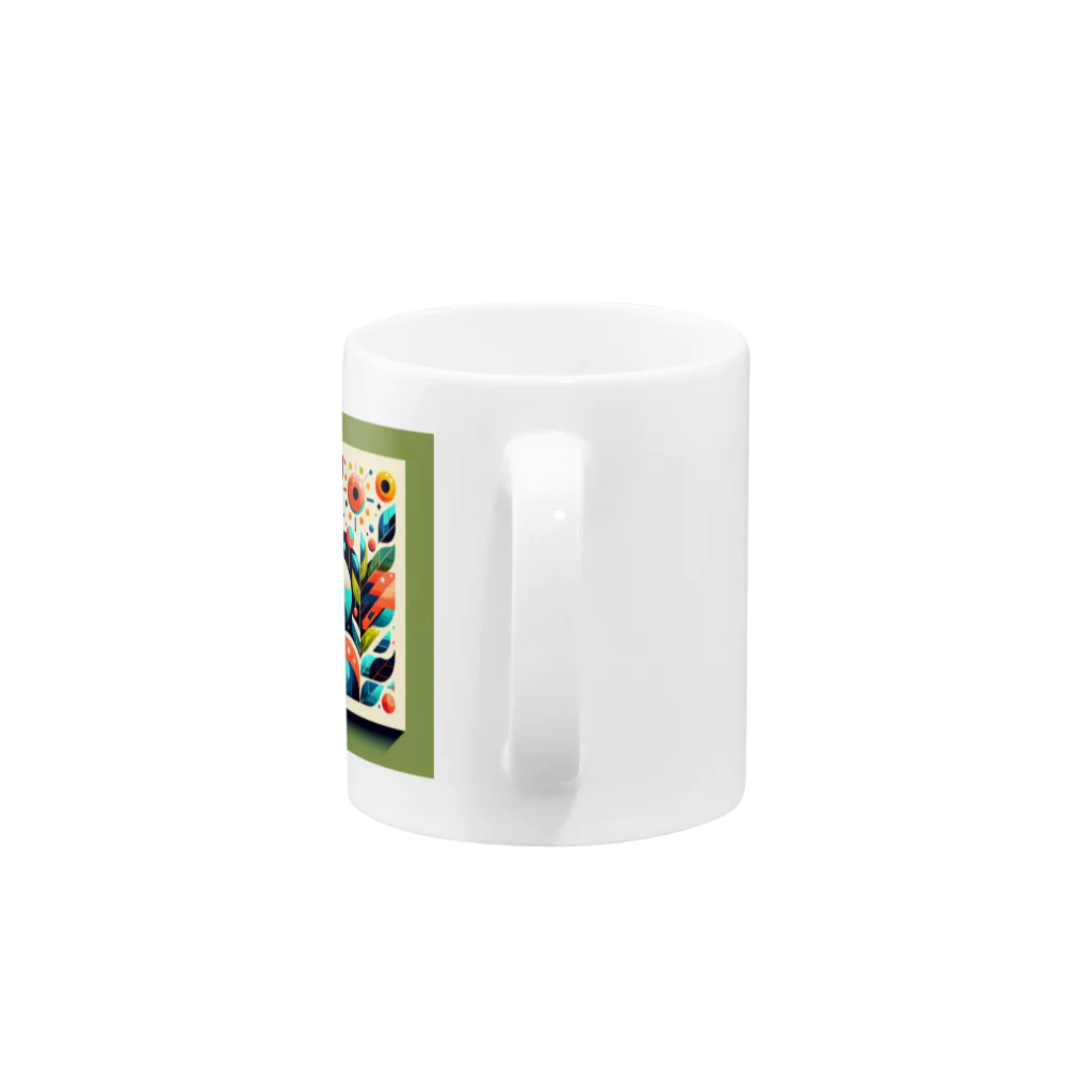 H-Maddyのネイチャーバイブ Tシャツ Mug :handle