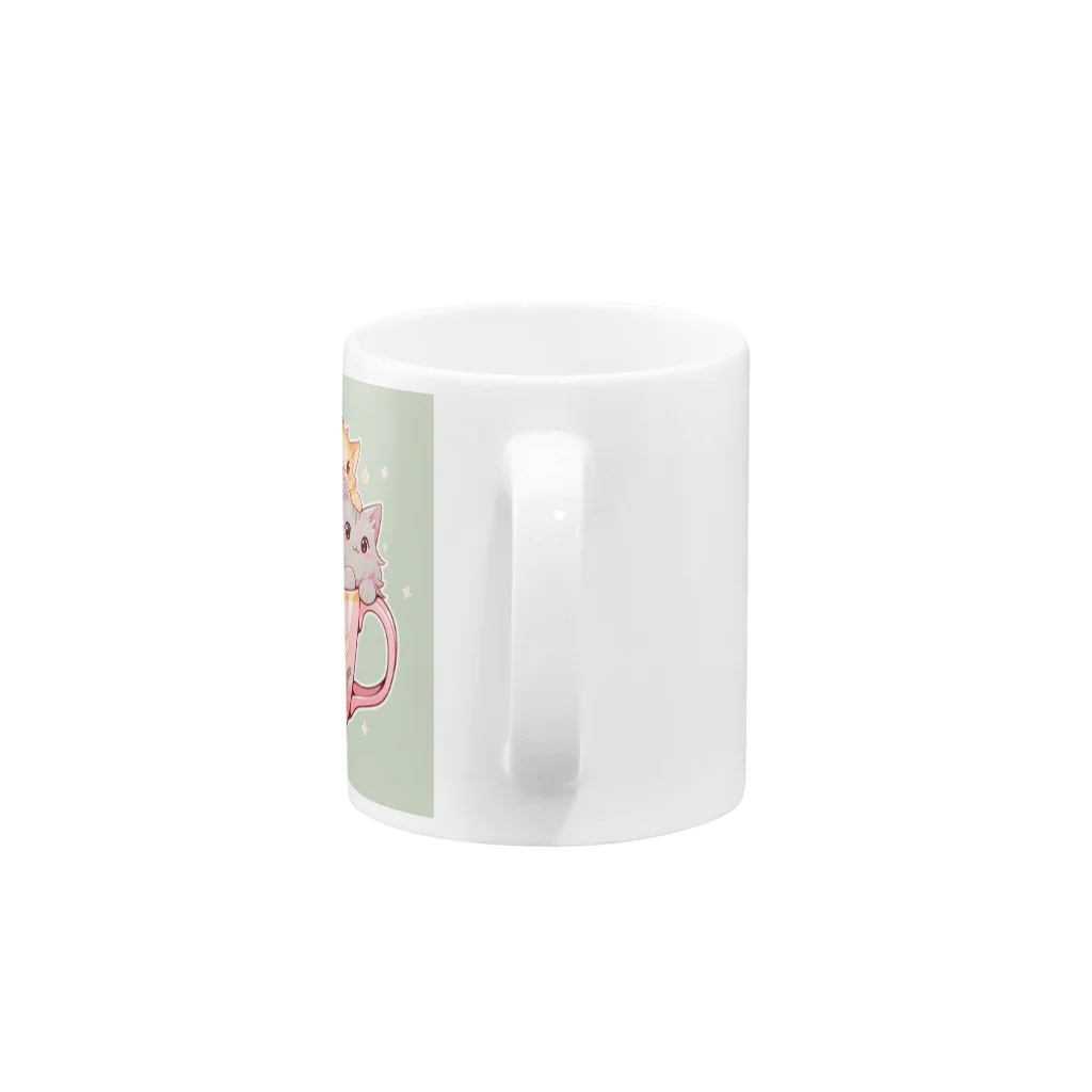 MargueriteのMug cat Mug :handle