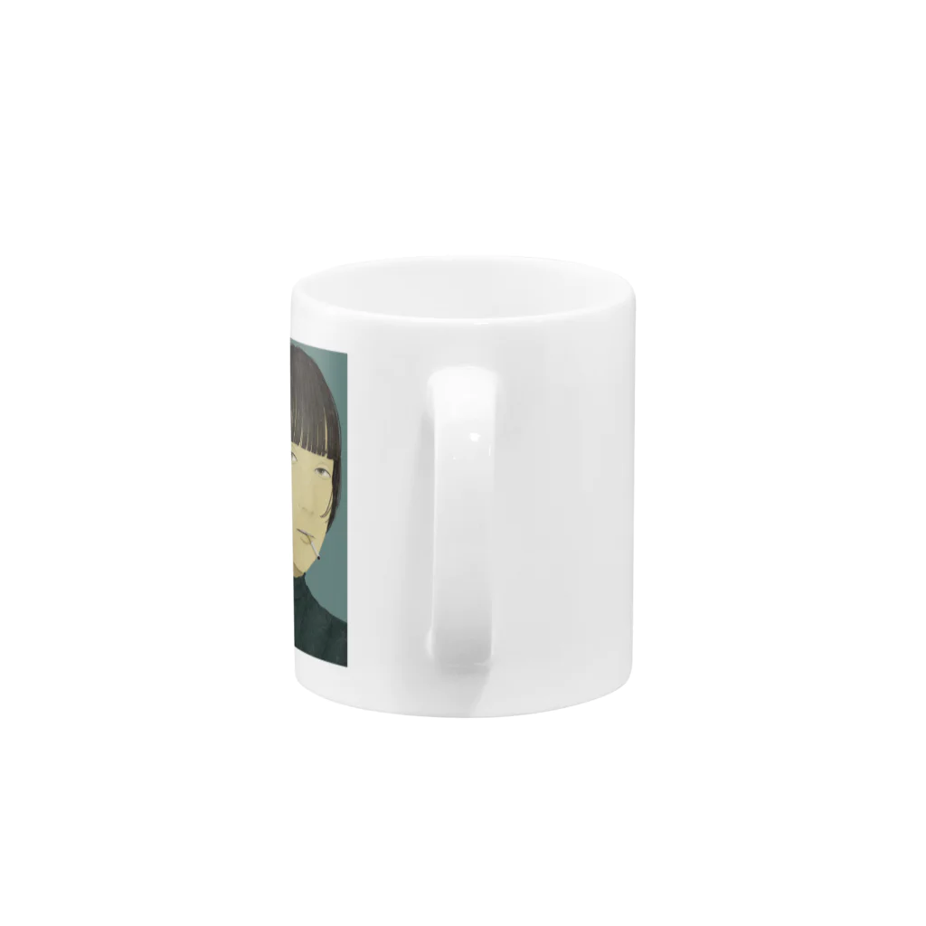 13番のかおる Mug :handle