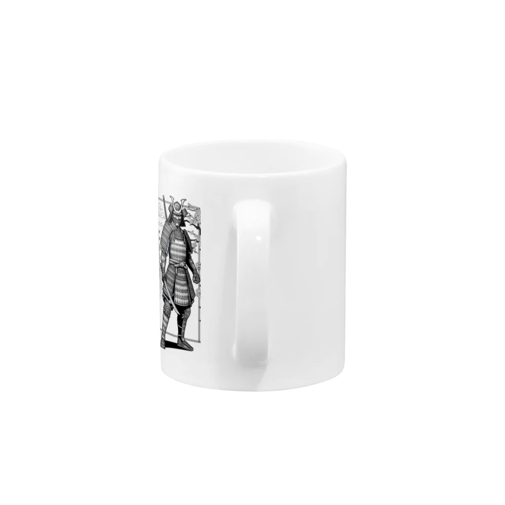 マイティのninja & samurai Mug :handle