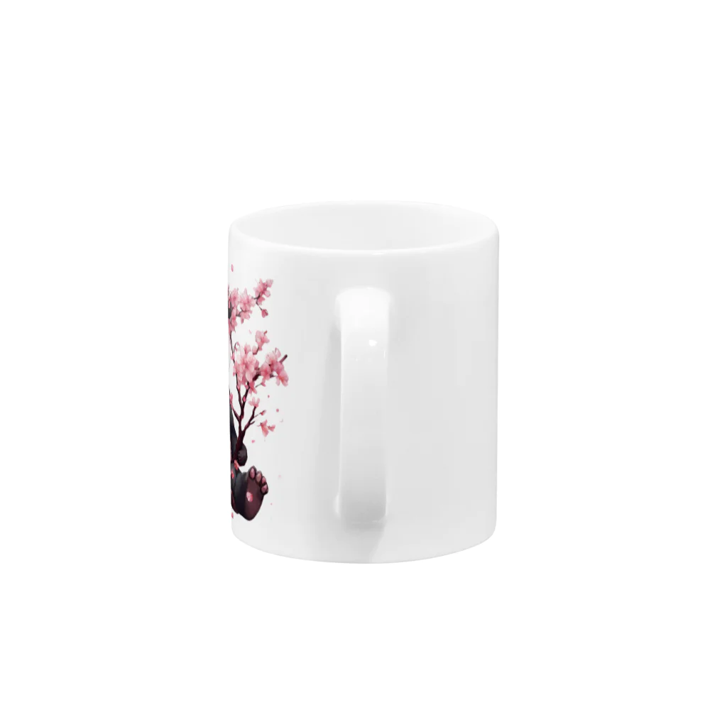 waterpandaのパンダと桜 Mug :handle