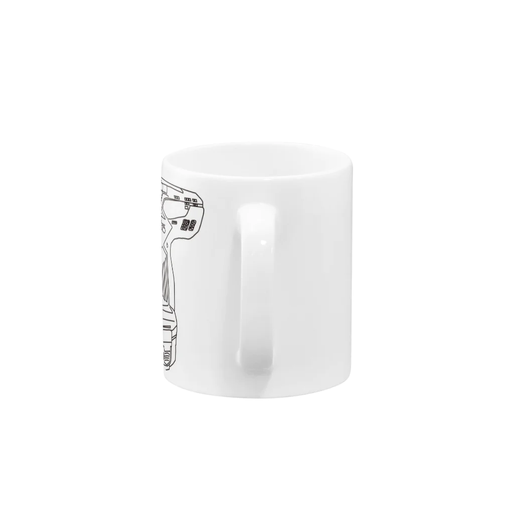 mima2のぼくのかっこいいドライバー Mug :handle