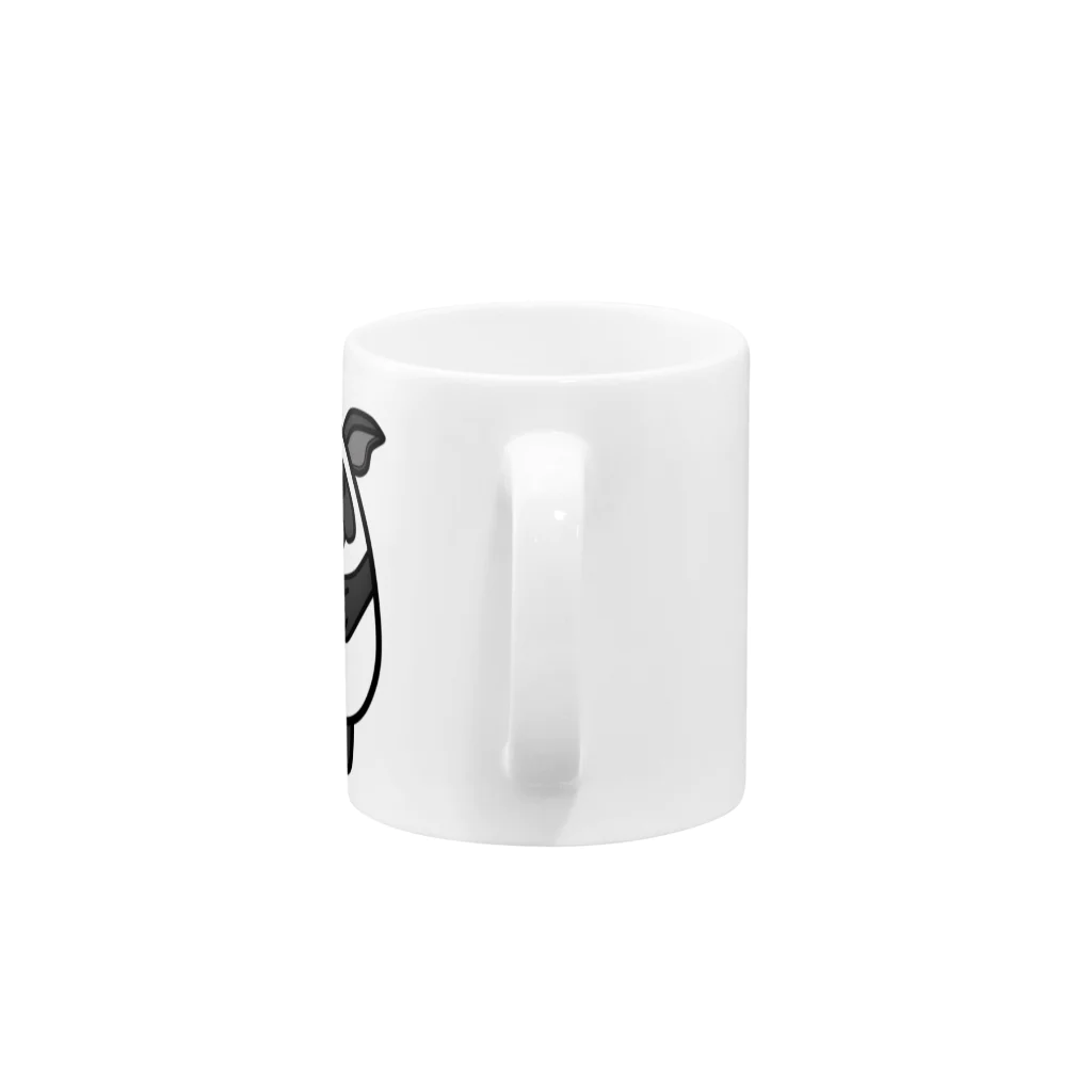 MIMITSUのmixAnimal（ミックスアニマル）パンダ×ブタ Mug :handle