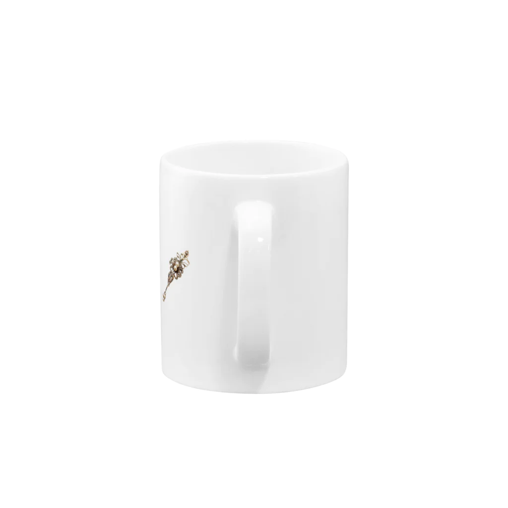 motsunabeeのpearl clip, unique, new design, special Mug :handle