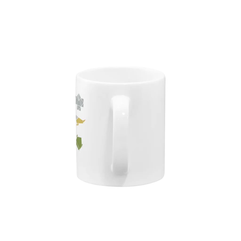 Drecome_DesignのORIGAMI Mug :handle