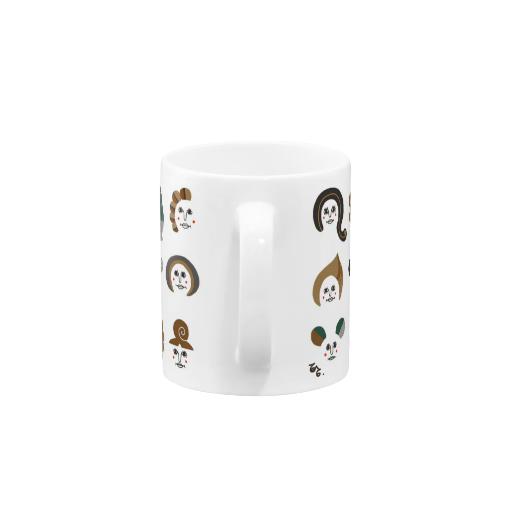 YURIKO_FUKAZAWAのヘアカタログ Mug :handle