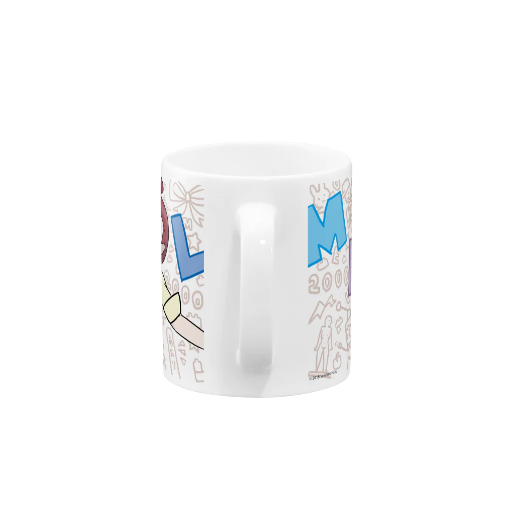 レゴ娘のメモリアル Mug :handle