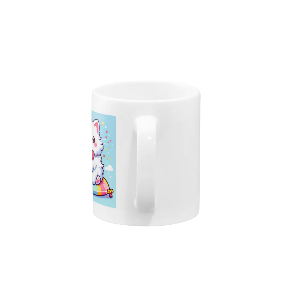 Tomo-Shopのゆるかわキャット Mug :handle