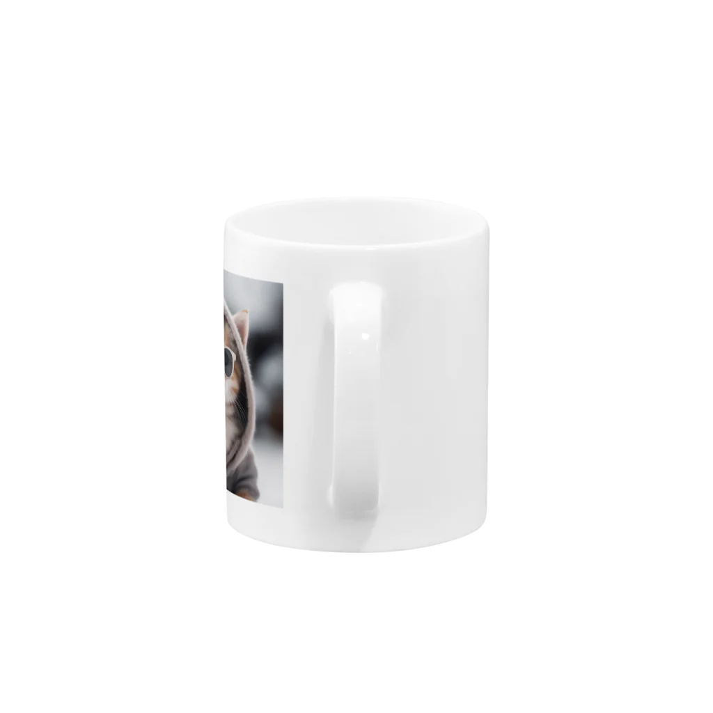 gurasan_nekoのグラサン猫7 Mug :handle