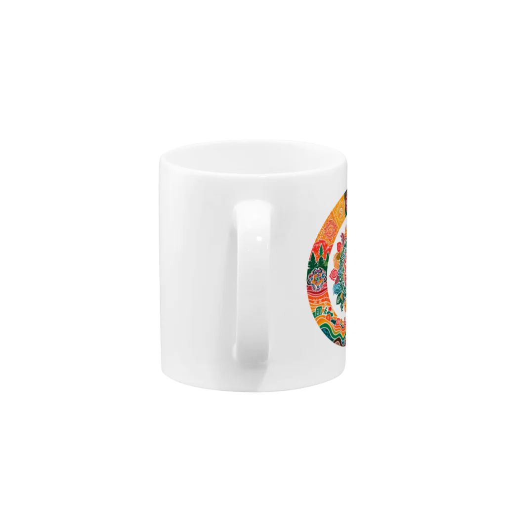 地球人フェス2024グッズの地球人フェス2024 ロゴ Mug :handle