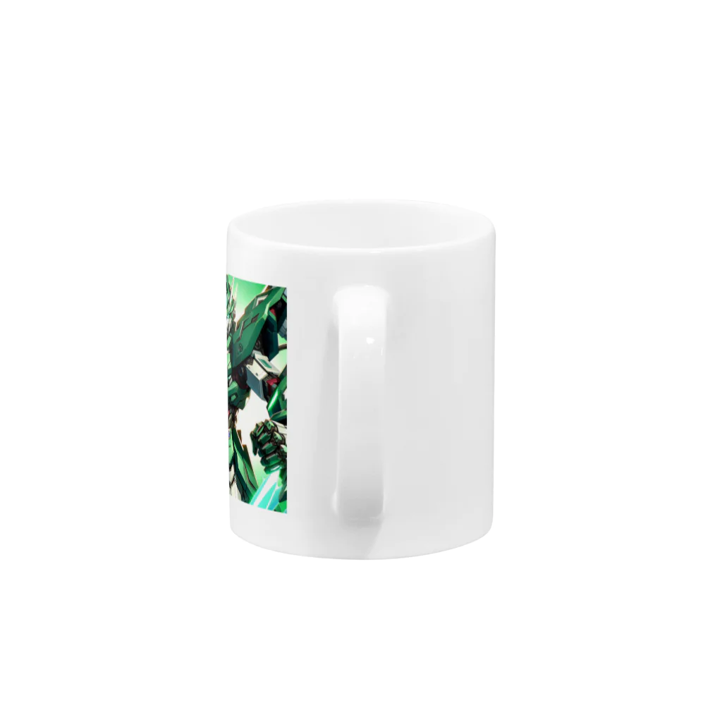 edie_のエメラルドテンペスト Mug :handle