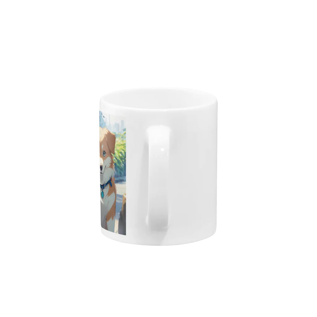 niwaのたれ耳の犬 Mug :handle