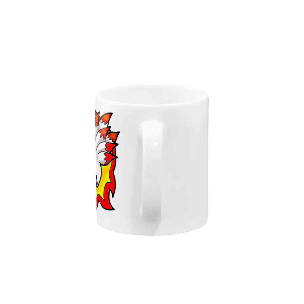 lifestage-chabatakeの九尾のきつね Mug :handle