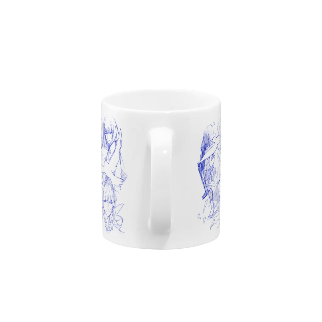 watabokuの図A Mug :handle