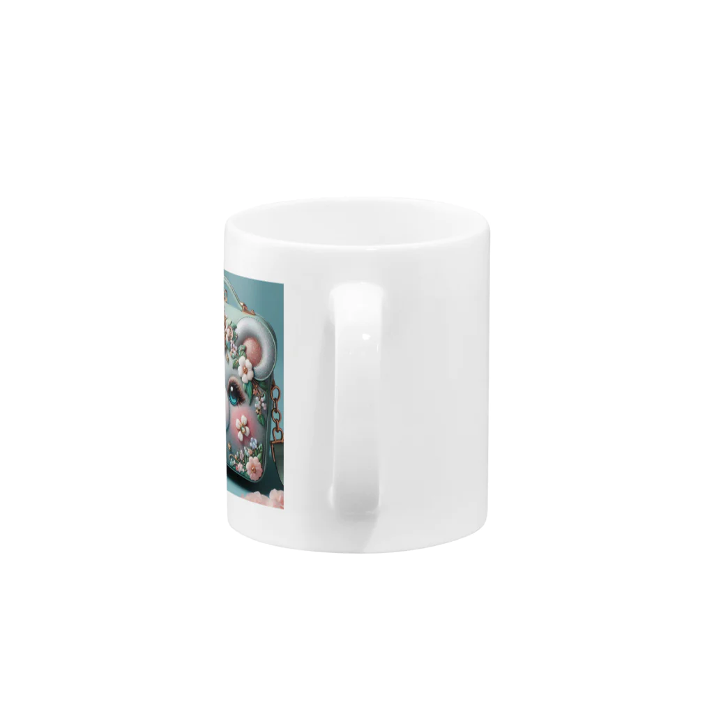 青りんごミュージアムの春コレクション3 Mug :handle