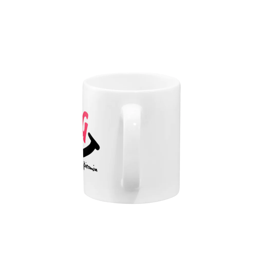 ぴろみんのぴろみんロゴ Mug :handle