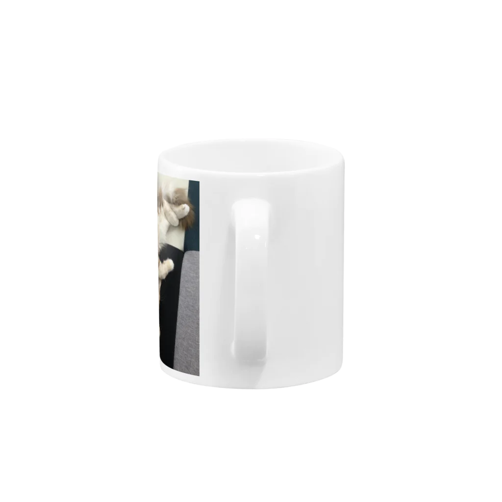 吾輩はベルである。ショップの福猫ベルちゃんの開運グッズ Mug :handle