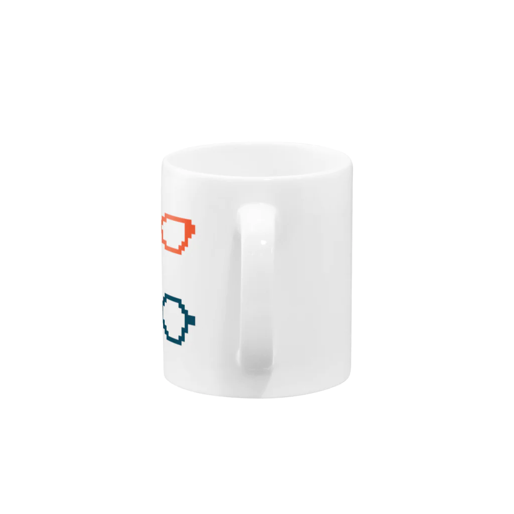 ckokの4色めがね Mug :handle