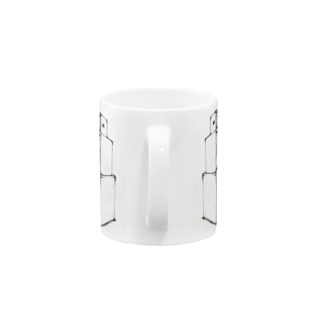 supitaroのデカ絵サウンドシステムマグカップ Mug :handle