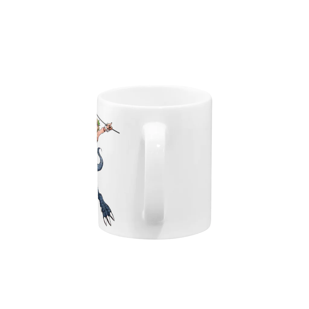 いけがみあきはのダイナソーガール Mug :handle