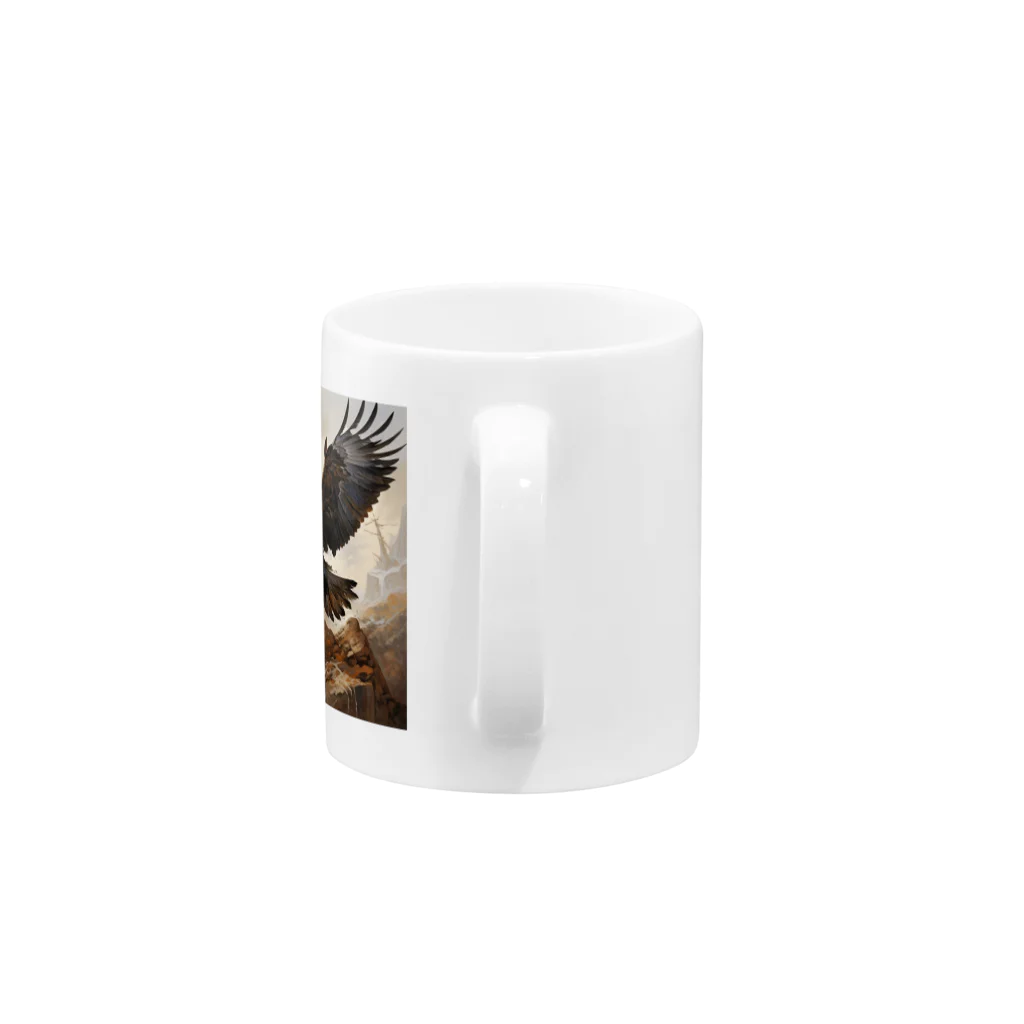 AQUAMETAVERSEの大鷲が獲物を狙っている瞬間　Hime  2530 Mug :handle