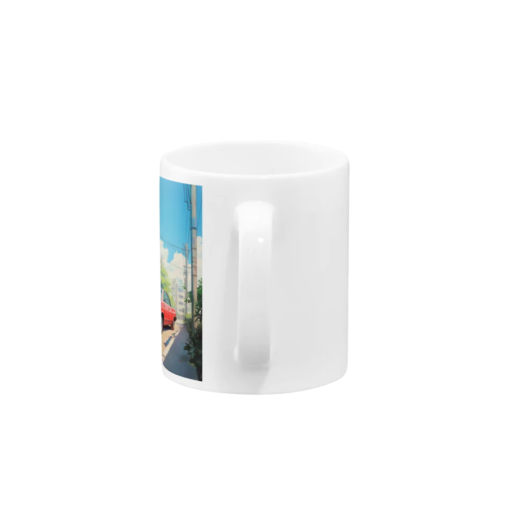 AQUAMETAVERSEのスーパーカー Mug :handle