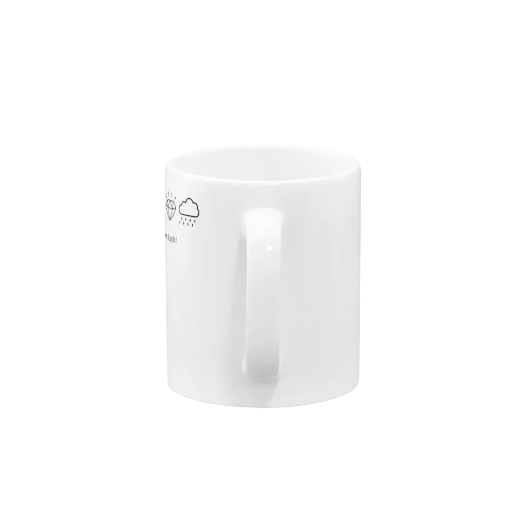SOUI-KUFUの九星気学ラッキーアイテム（薄い色バージョン） Mug :handle