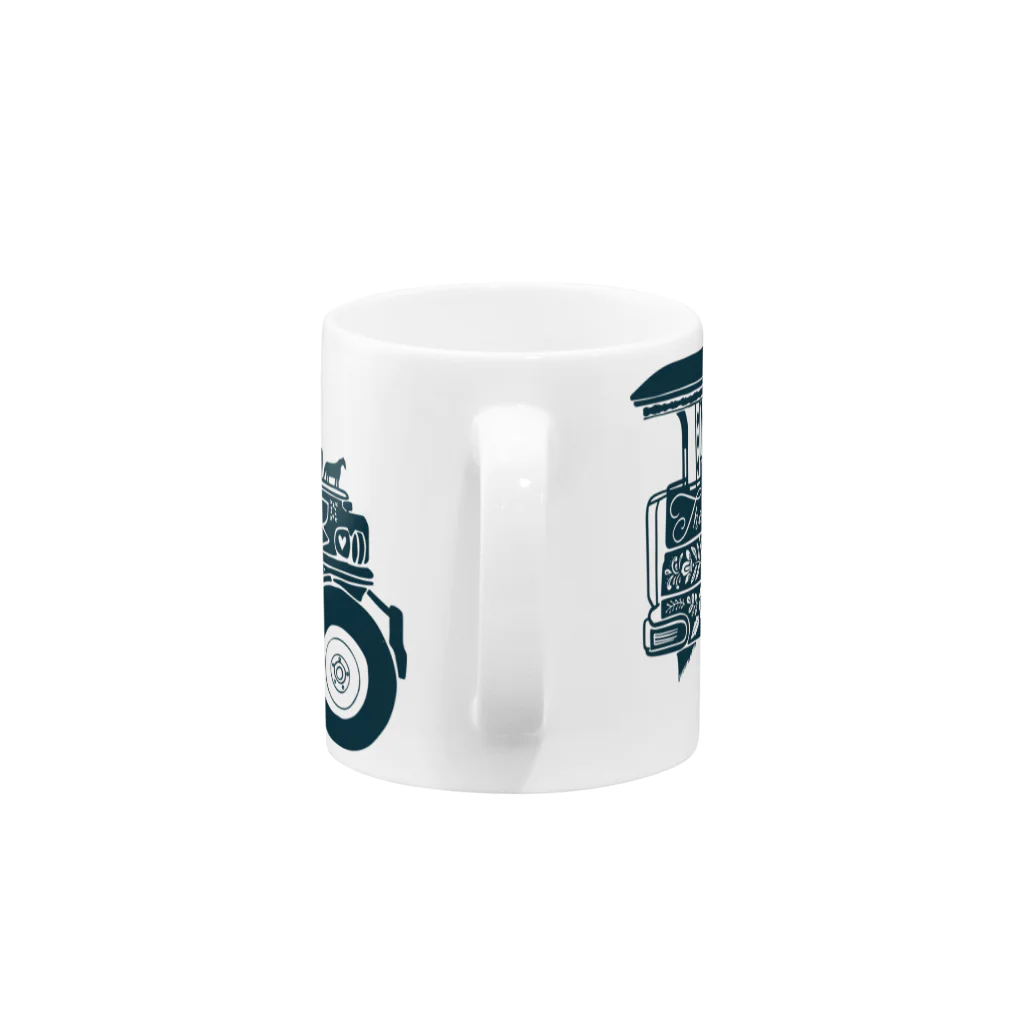 calejのThe Journey is the Reward Mug :handle