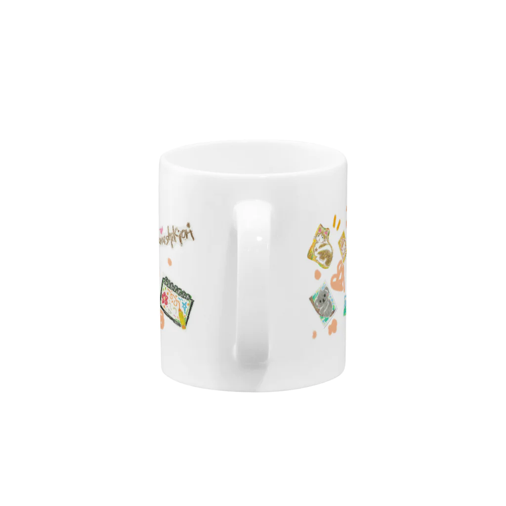 色織 彩芽 ☆4/28 START！at 横浜産貿ホール マリネリアのお絵かきクレパスコレクション Mug :handle