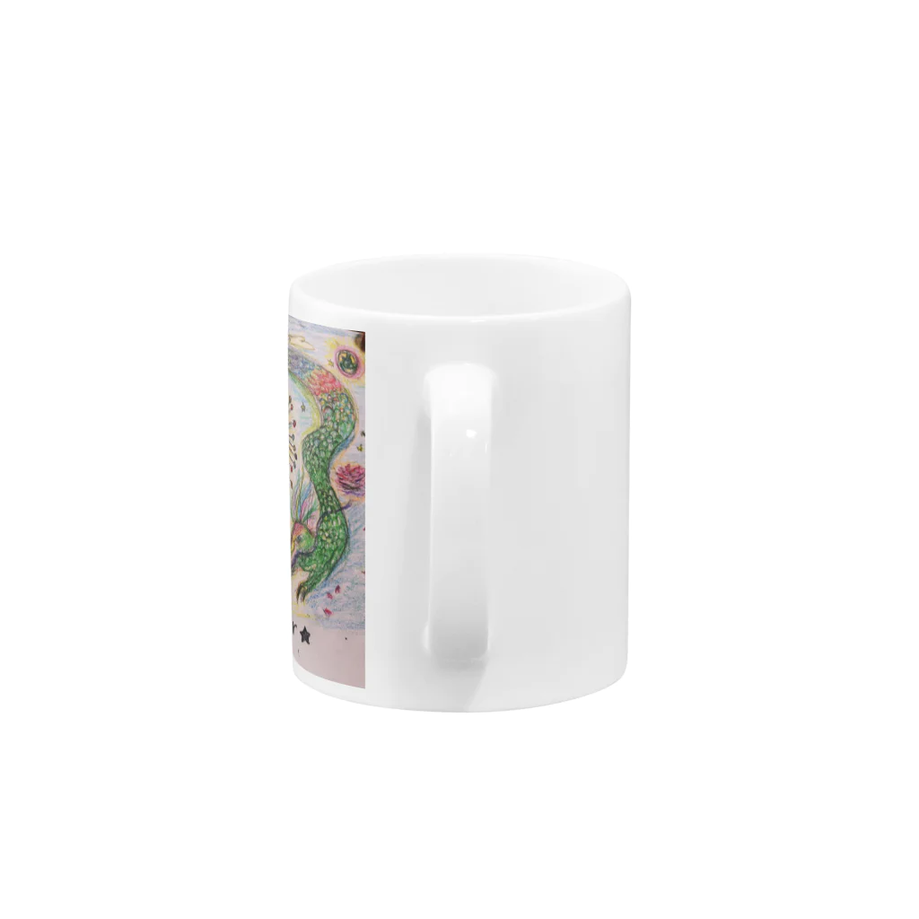 🌸桃山はなこ🌸の🌟神様の新年会🌟 Mug :handle