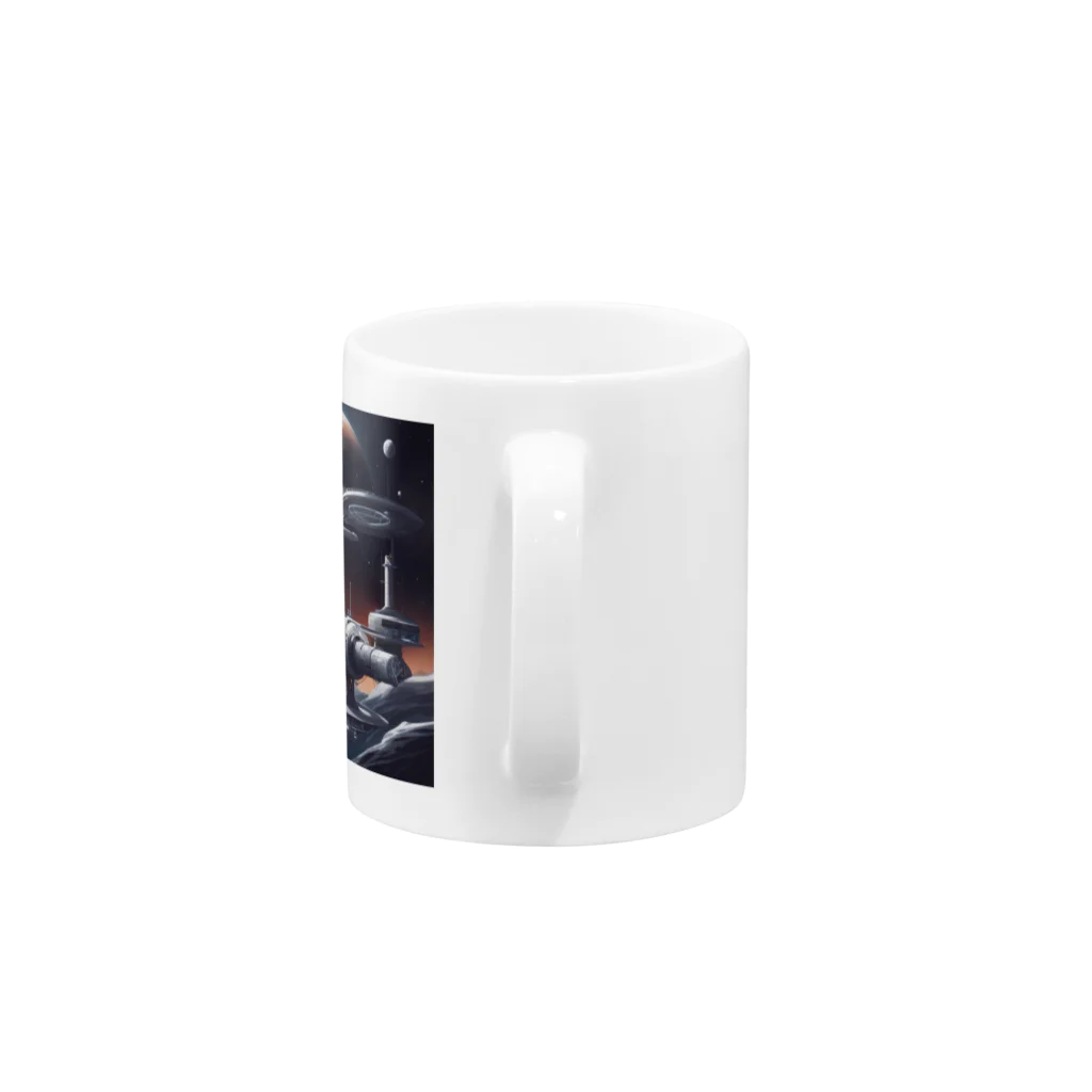 Banksy-sの1. Futura Space Station Mug :handle