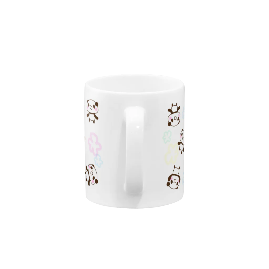 ☆みかん☆のわちゃわちゃぱんだ Mug :handle