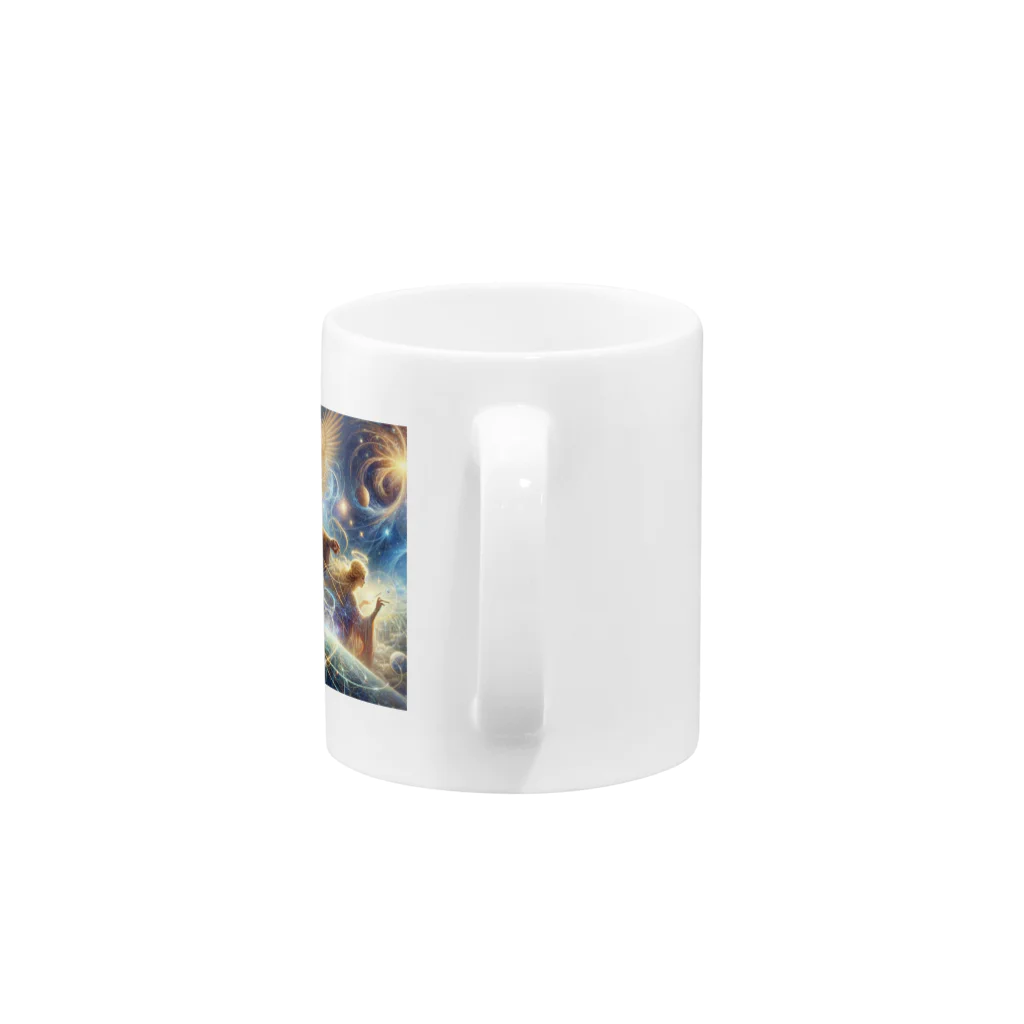 ドリームスケープギャラリーの二人の天使 Mug :handle