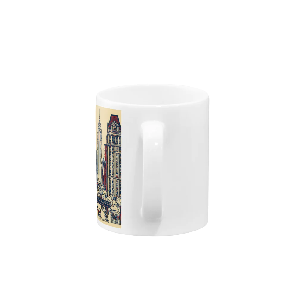 MONAKA DESIGNSの urban landscape Mug :handle