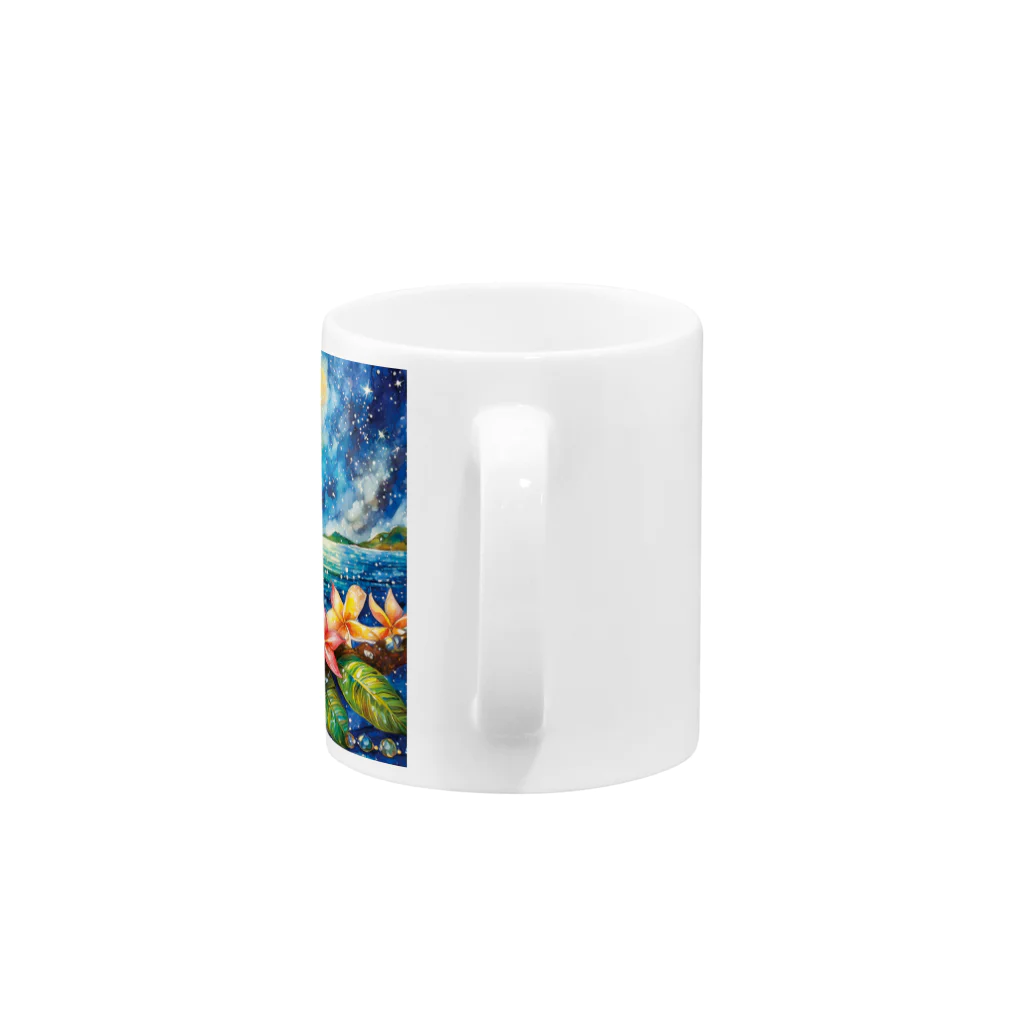 アリエルの空想鉱物店 "Arier's Imaginary Mineral Shop"の空想鉱物〈ハワイアンスピリットⅢ〉 Mug :handle