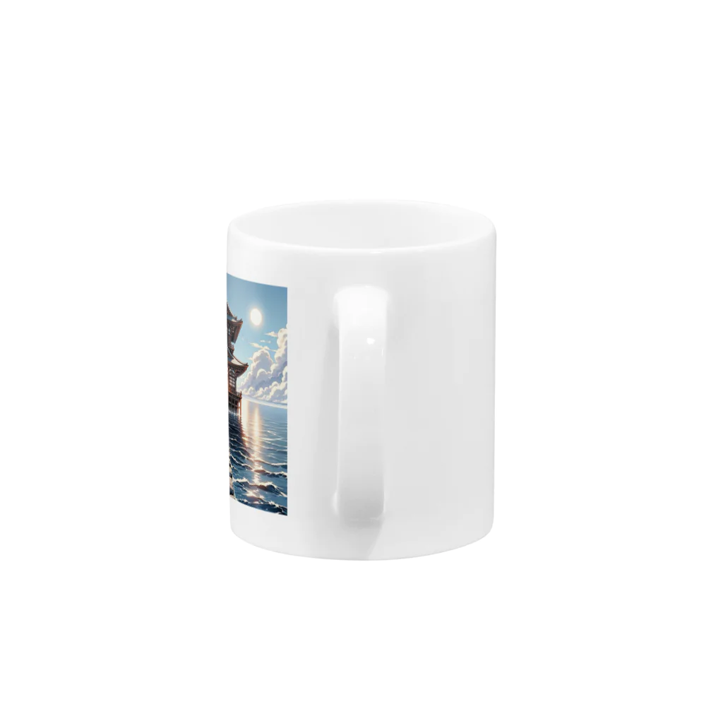 Irregular is beautifulのSanctuary of the Sea: Pathway to Serenity Mug :handle