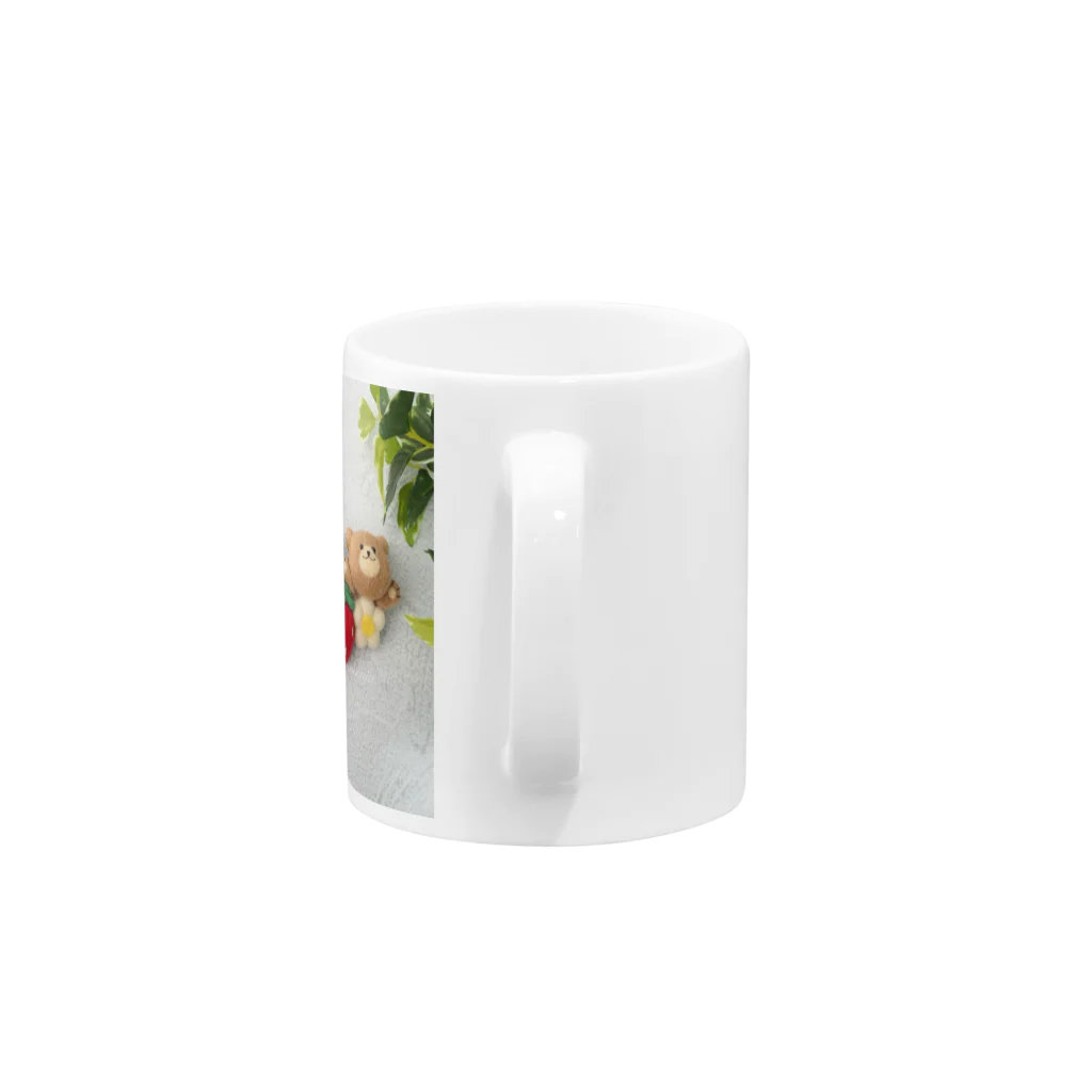 kumamia（くまみあ）のくまの３兄弟（2024いちごver.） Mug :handle