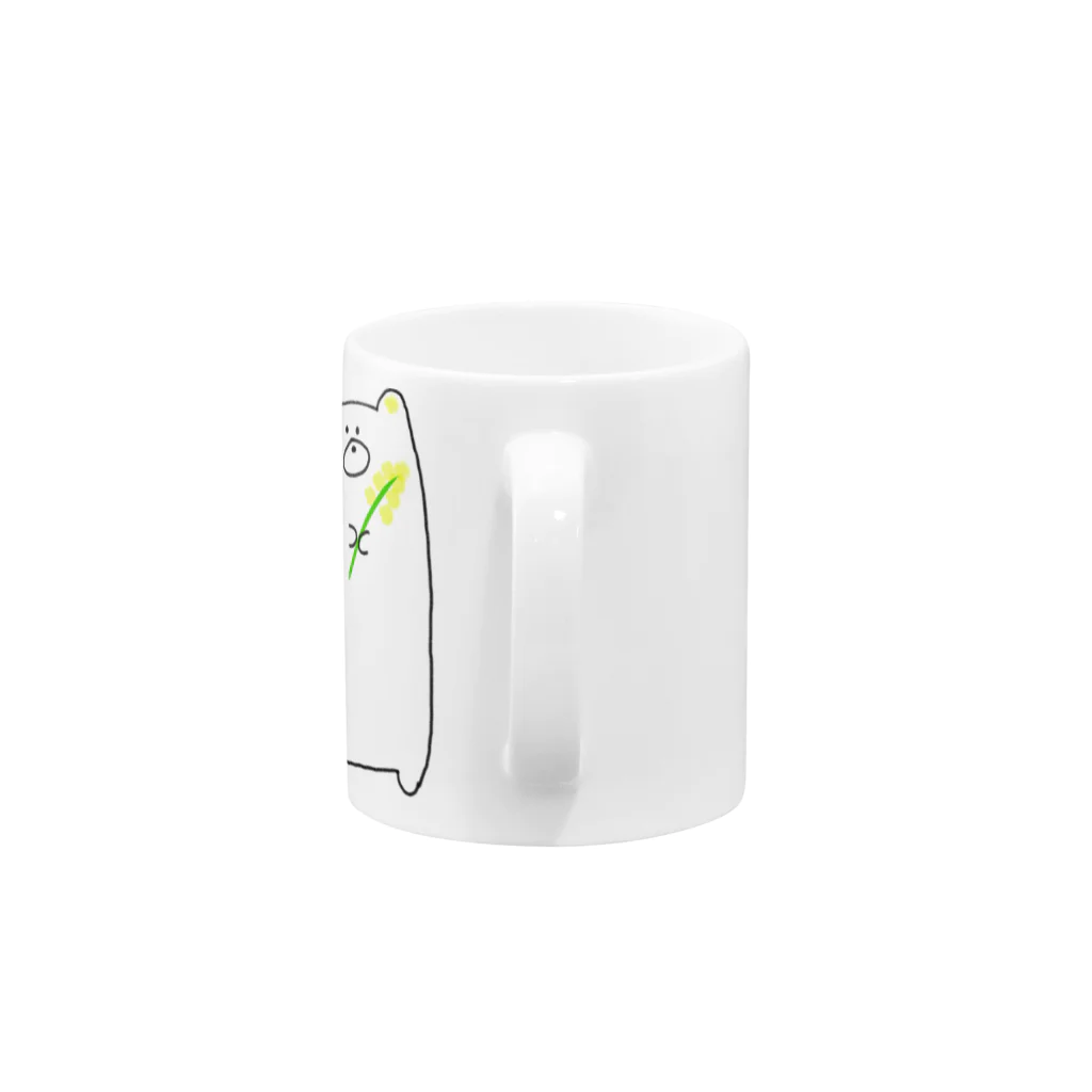 とことこのきいろのおくま Mug :handle