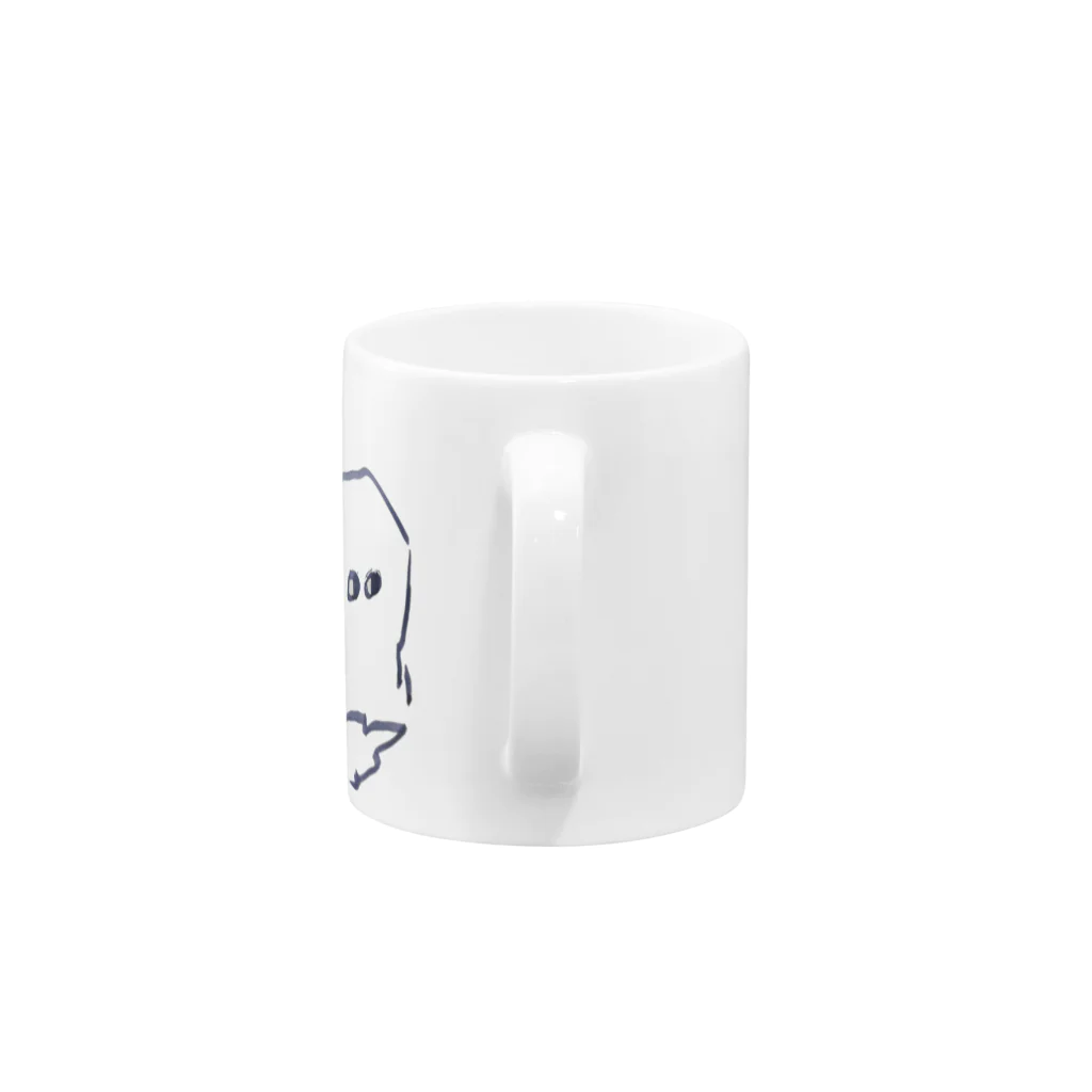 0443のOBAKE-KUN Mug :handle