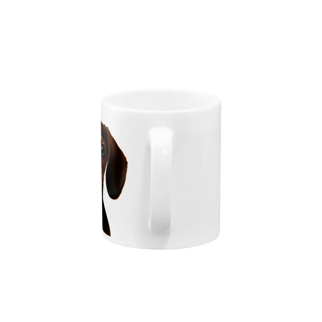 Nissy_7のミニチュアダックスフンド Mug :handle