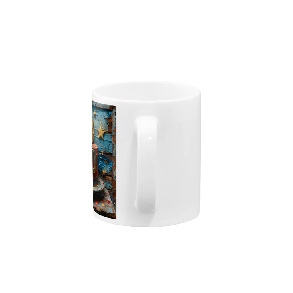 dakkyの還暦祝い「永遠のロック」3 Mug :handle