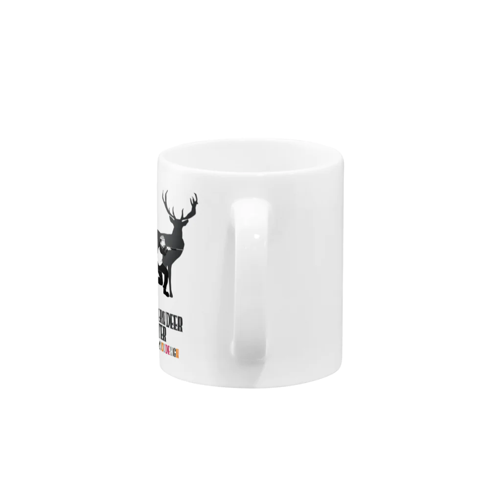 KIKUUUDESIGNのモダンディアハンター Mug :handle