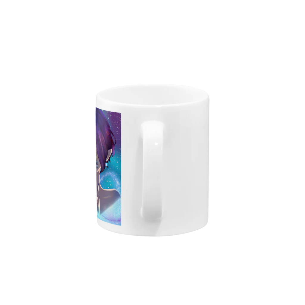 こうひの宇宙人の女の子 Mug :handle