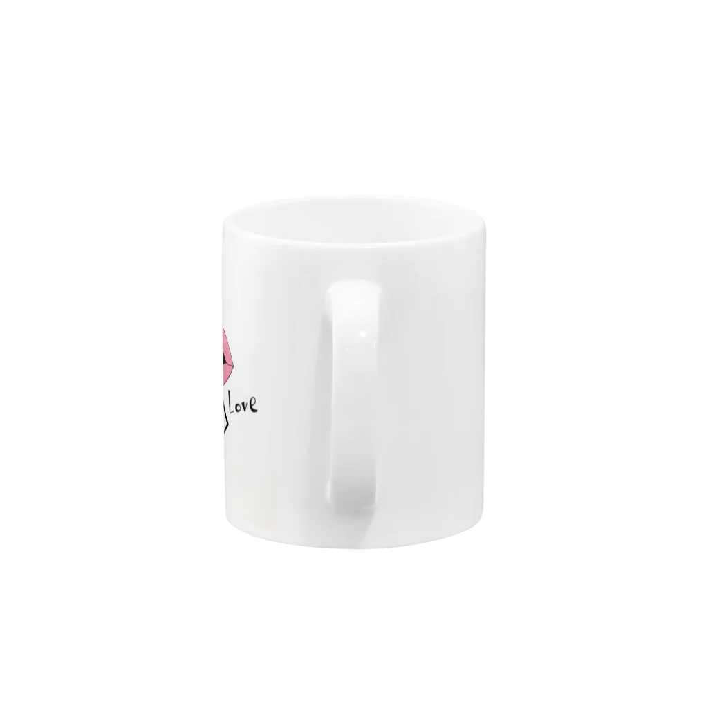 P_ROCKのlove mingo Mug :handle