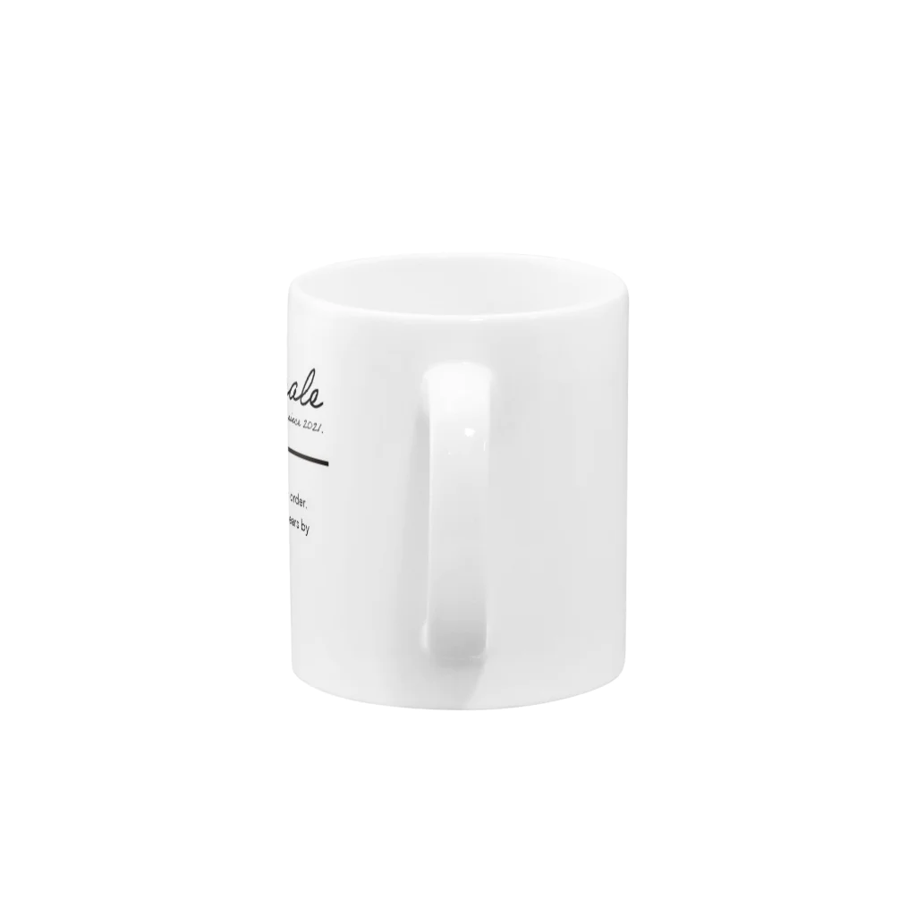 Le scaleのLe scale logo Mug :handle